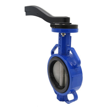 Bundor DIN JIS ANSI DN50 PN16 Cast Iron CI Body Wafer Type Butterfly Valve with Handle